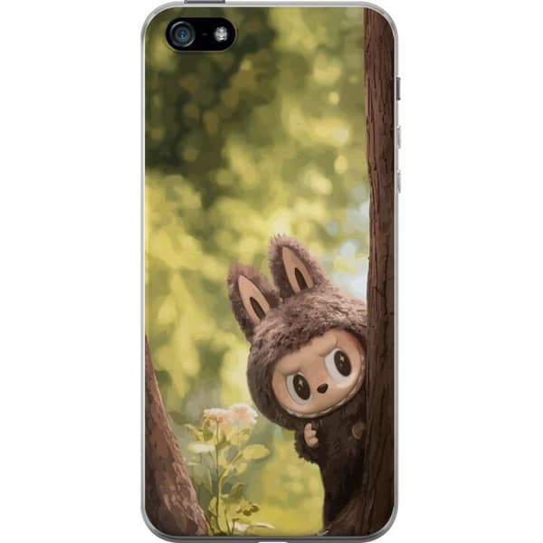 Apple iPhone 5 Läpinäkyvä kuori Labubu Graffiti Vibes – Katutaide hirviömuodossa