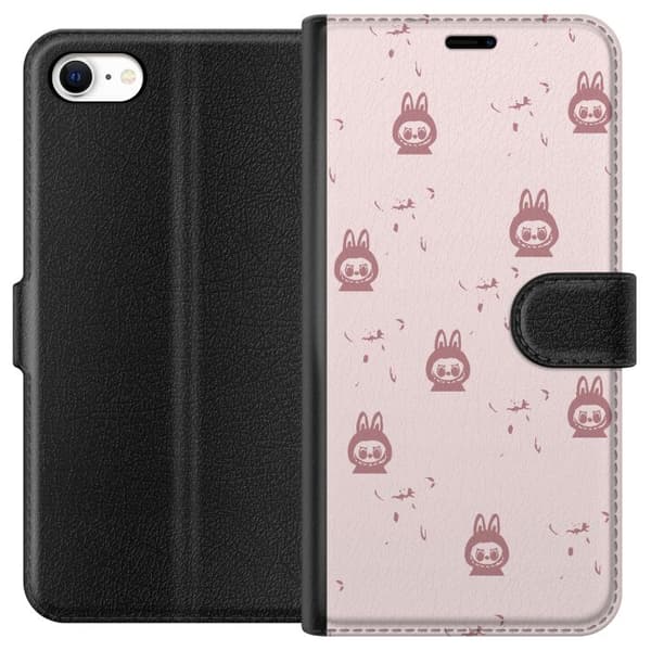 Apple iPhone 6 Plånboksfodral Labubu Neon Pop – Neonfärgad pop art monster