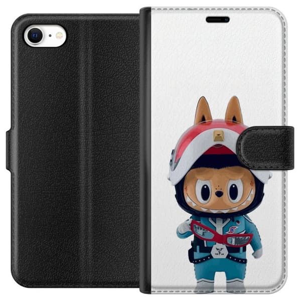 Apple iPhone 6 Lommeboketui How2work Labubu Monstrene x Ultraman Blue Figur