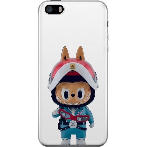 Apple iPhone 5s Genomskinligt Skal How2work Labubu The Monsters x Ultraman Blue Figure