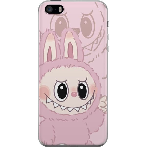 Apple iPhone 5s Genomskinligt Skal Labubu Floral Freak – Blommigt monster i vintage-stil