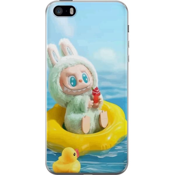 Apple iPhone 5s Genomskinligt Skal Labubu Stripe Attack – Ränder möter monster