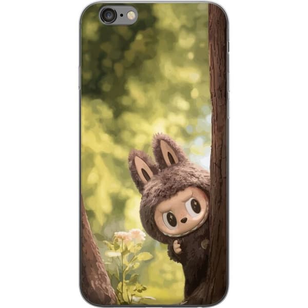 Apple iPhone 6s Plus Gennemsigtig cover Labubu Graffiti Vibes – Gadekunst i monsterform