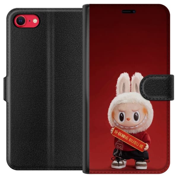 Apple iPhone 7 Tegnebogsetui Pop Mart The Monsters Labubu Held og Lykke Vinyl Plysdukke