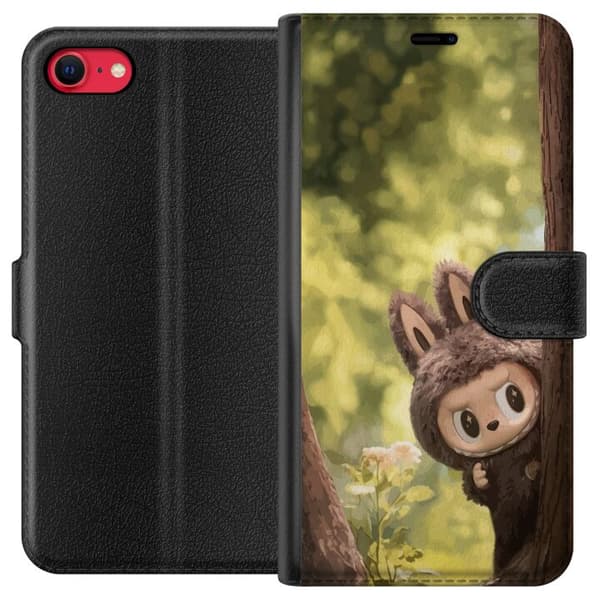 Apple iPhone 7 Lommeboketui Labubu Graffiti Vibes – Gatukunst i Monsterform