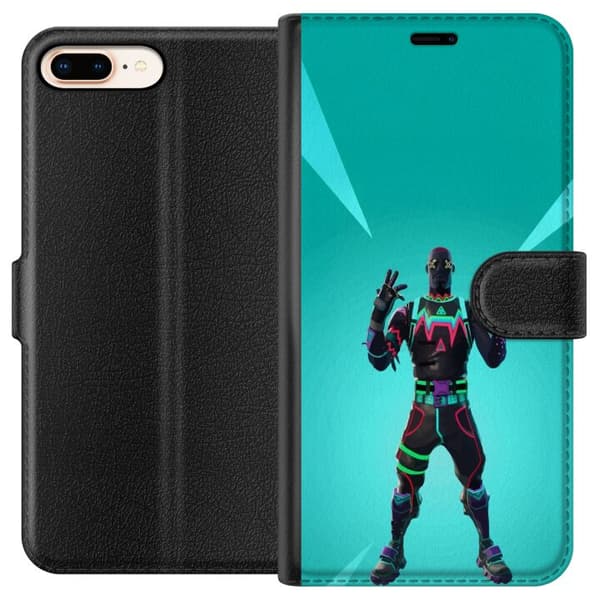 Apple iPhone 8 Plus Plånboksfodral black knight fortnite
