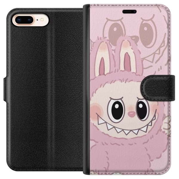 Apple iPhone 8 Plus Tegnebogsetui Labubu Floral Freak