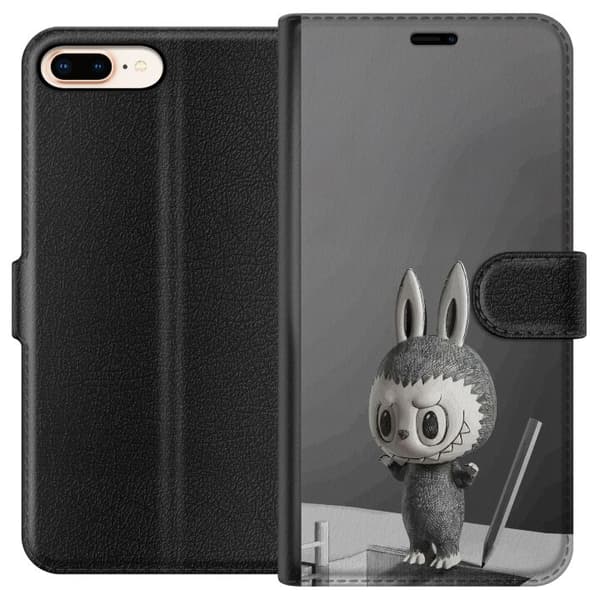 Apple iPhone 7 Plus Lommeboketui Pop Mart MEGA LABUBU LABUBU Sketch 1000%