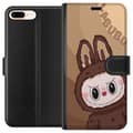 Miniatyrbilde 1 av 3: Apple iPhone 7 Plus Lommeboketui Labubu Sky Kosebamse - Hvit og Blå Design med Søt Stil