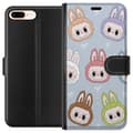 Miniatyrbillede 1 af 3: Apple iPhone 7 Plus Tegnebogsetui Labubu Star mønster