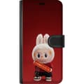 Miniatyrbillede 3 af 3: Apple iPhone X Tegnebogsetui Pop Mart The Monsters Labubu Held og Lykke Vinyl Plysdukke