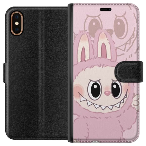 Apple iPhone X Tegnebogsetui Labubu Floral Freak