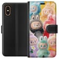Miniatyrbillede 1 af 3: Apple iPhone XS Max Tegnebogsetui Labubu Skitse Stil