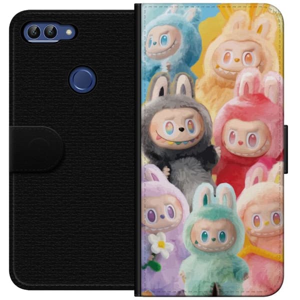 Huawei P smart Tegnebogsetui Labubu Skitse Stil