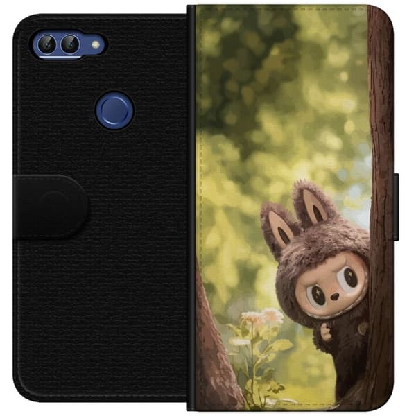 Huawei P smart Tegnebogsetui Labubu Graffiti Vibes – Gadekunst i monsterform