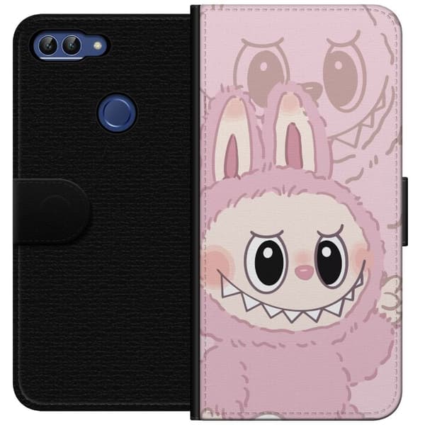 Huawei P smart Tegnebogsetui Labubu Floral Freak