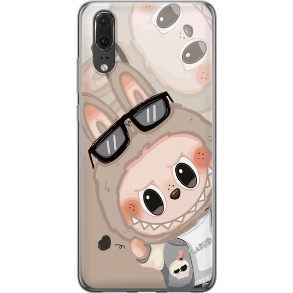 Huawei P20 Gjennomsiktig deksel Labubu Rainbow Chaos