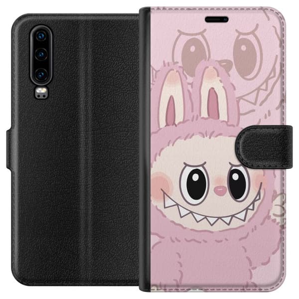 Huawei P30 Lommeboketui Labubu Floral Freak