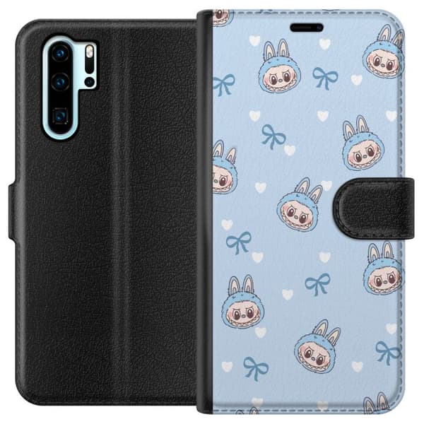 Huawei P30 Pro Tegnebogsetui Labubu Ildånd