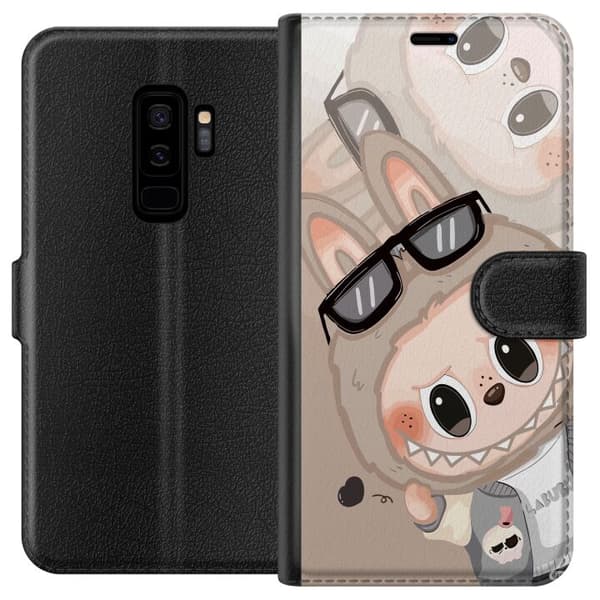 Samsung Galaxy S9+ Tegnebogsetui Labubu Rainbow Chaos