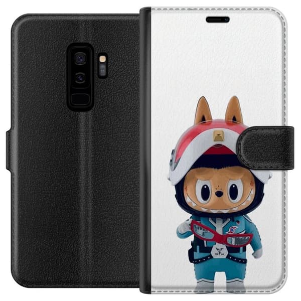 Samsung Galaxy S9+ Tegnebogsetui How2work Labubu Monstre x Ultraman Blue Figur