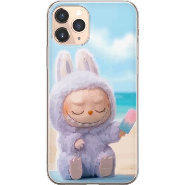 Apple iPhone 11 Pro Gennemsigtig cover Labubu Lyserød Stemning