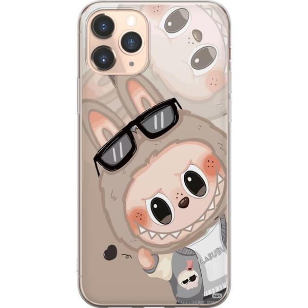 Apple iPhone 11 Pro Läpinäkyvä kuori Labubu Rainbow Chaos