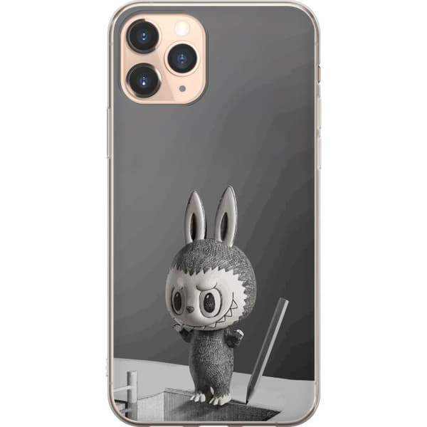 Apple iPhone 11 Pro Gennemsigtig cover Pop Mart MEGA LABUBU LABUBU Sketch 1000%
