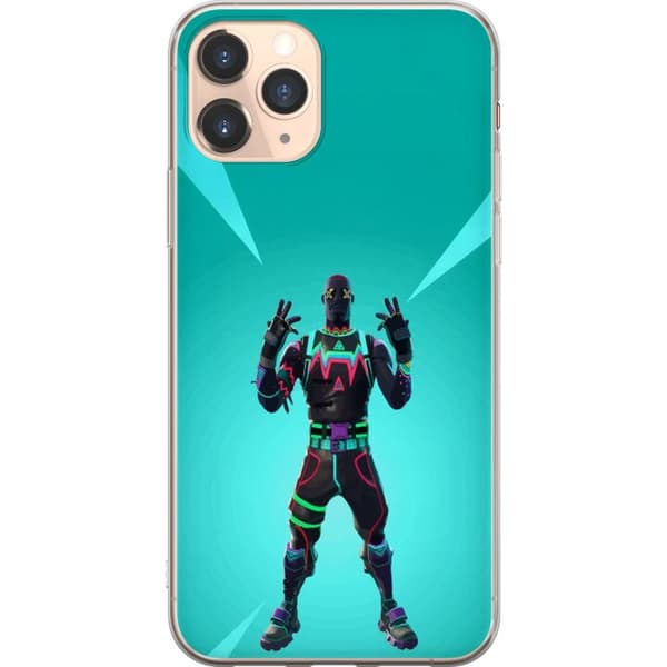 Apple iPhone 11 Pro Gjennomsiktig deksel svart ridder fortnite