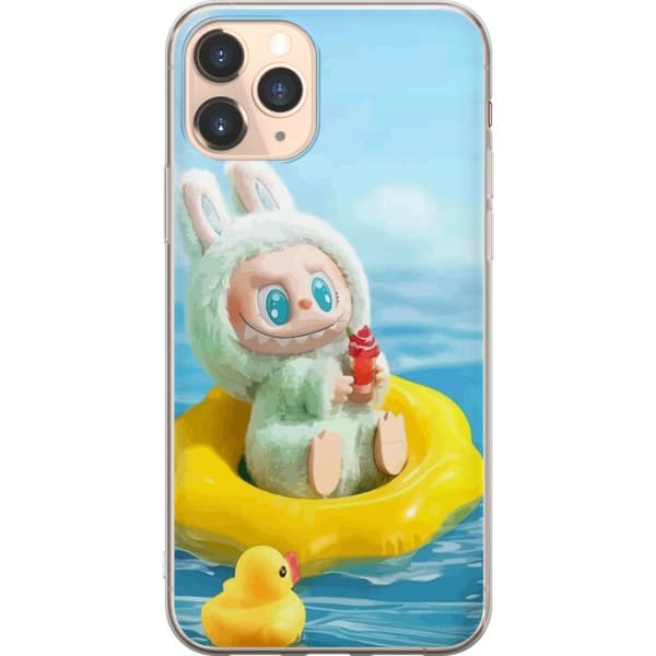 Apple iPhone 11 Pro Gennemsigtig cover Labubu Stripe Attack - Striber møder monstre
