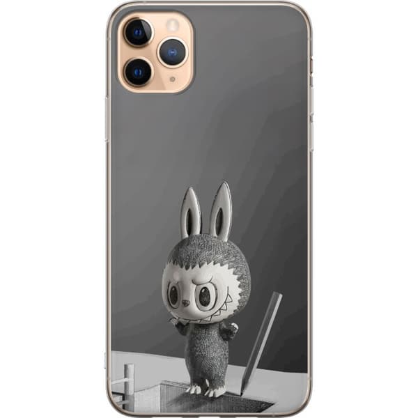 Apple iPhone 11 Pro Max Gjennomsiktig deksel Pop Mart MEGA LABUBU LABUBU Sketch 1000%