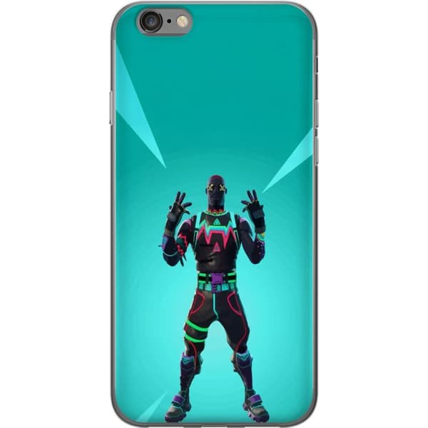 Apple iPhone 6 Läpinäkyvä kuori musta ritari fortnite