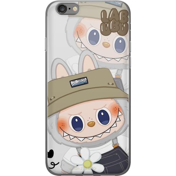 Apple iPhone 6 Gennemsigtig cover Labubu Minimal Mood - Enkel og stilren monsterdesign