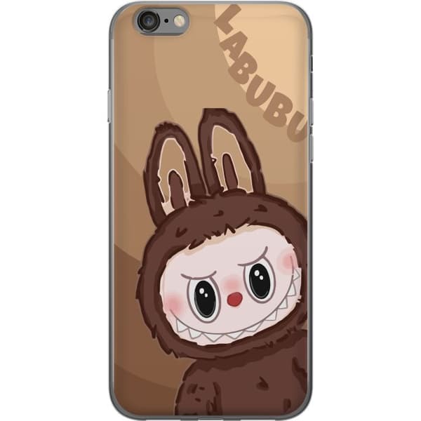 Apple iPhone 6s Gennemsigtig cover Labubu Skyde Sød - Hvid og Blå Design med Sød Stil