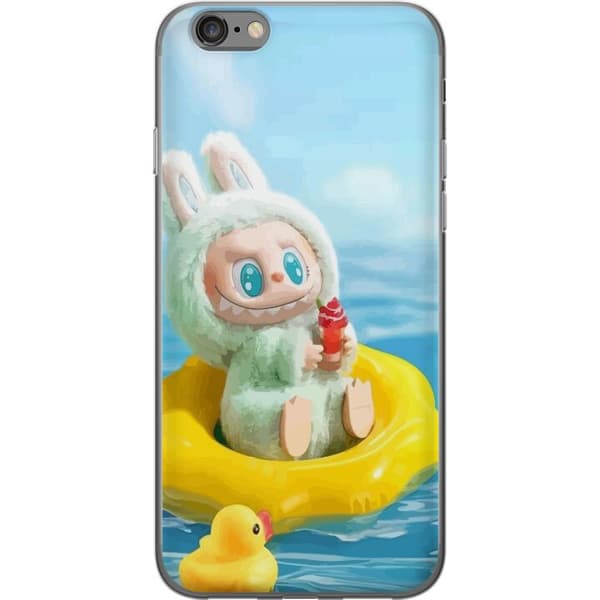 Apple iPhone 6s Gennemsigtig cover Labubu Stripe Attack - Striber møder monstre