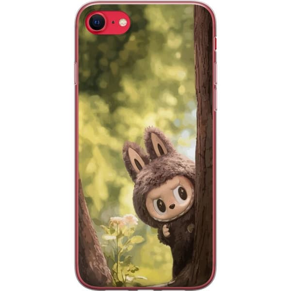 Apple iPhone 7 Gennemsigtig cover Labubu Graffiti Vibes – Gadekunst i monsterform