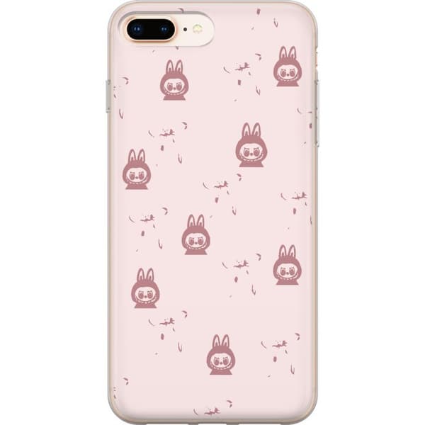 Apple iPhone 7 Plus Gjennomsiktig deksel Labubu Neon Pop - Neonfarget pop art monster