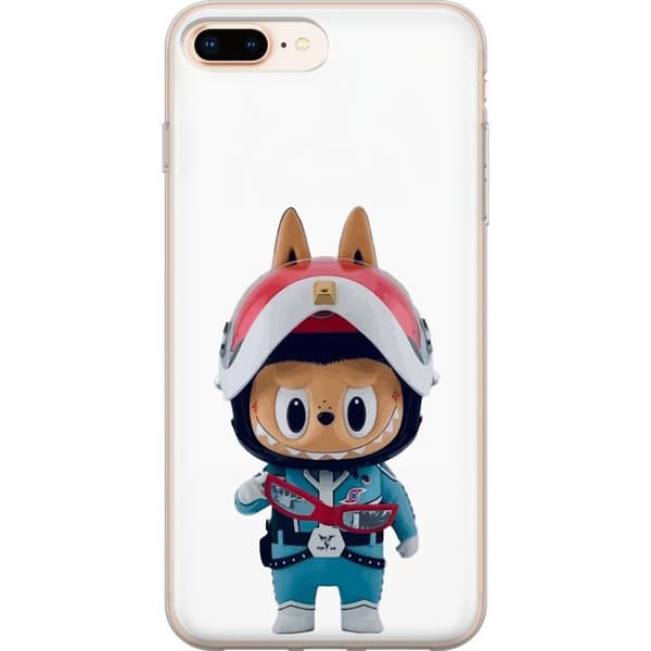 Apple iPhone 7 Plus Gjennomsiktig deksel How2work Labubu Monstrene x Ultraman Blue Figur