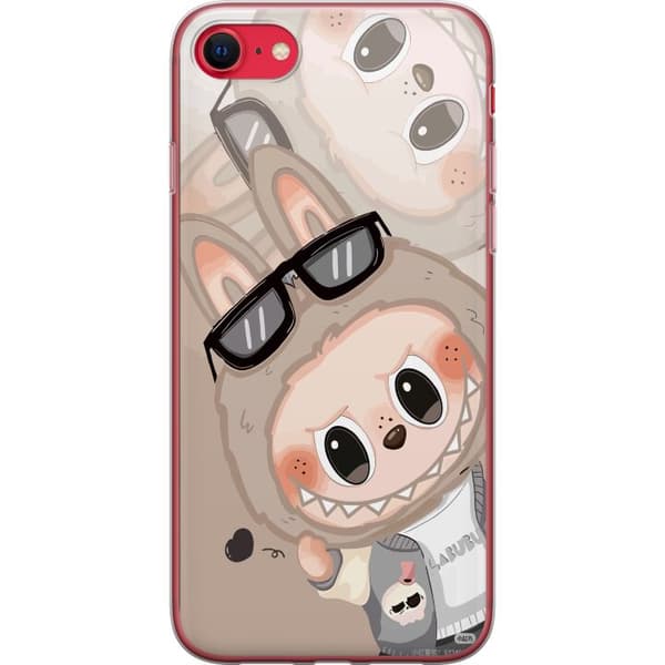 Apple iPhone 8 Gennemsigtig cover Labubu Rainbow Chaos