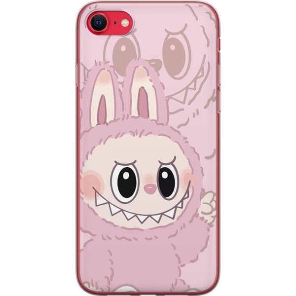 Apple iPhone 8 Genomskinligt Skal Labubu Floral Freak – Blommigt monster i vintage-stil