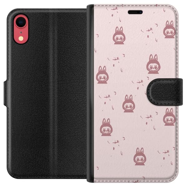 Apple iPhone XR Lommeboketui Labubu Neon Pop - Neonfarget pop art monster