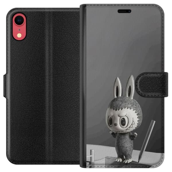Apple iPhone XR Lommeboketui Pop Mart MEGA LABUBU LABUBU Sketch 1000%