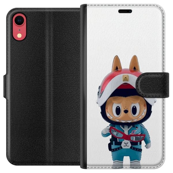 Apple iPhone XR Lommeboketui How2work Labubu Monstrene x Ultraman Blue Figur