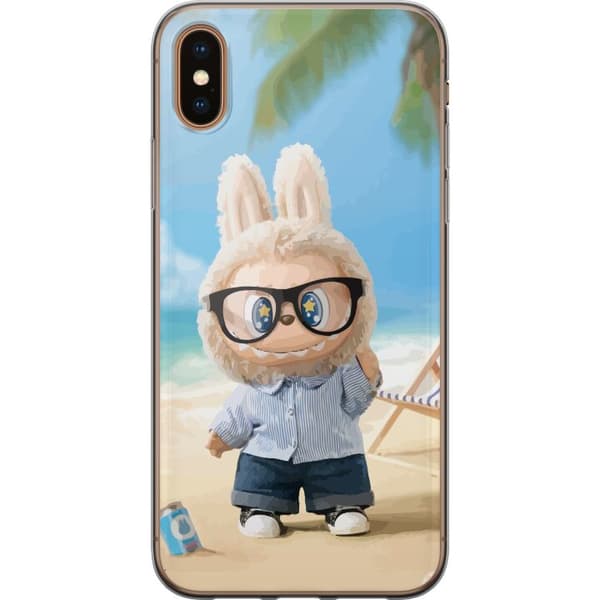 Apple iPhone X Gennemsigtig cover Labubu Mørke Drømme