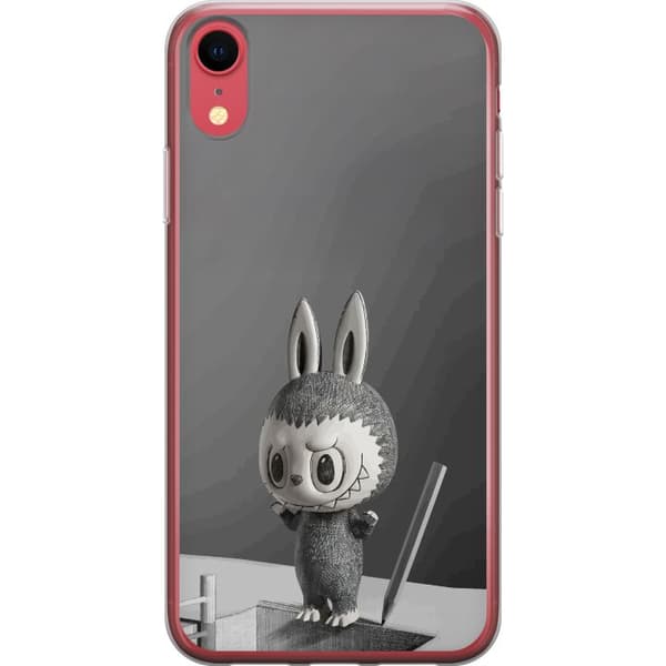 Apple iPhone XR Gennemsigtig cover Pop Mart MEGA LABUBU LABUBU Sketch 1000%