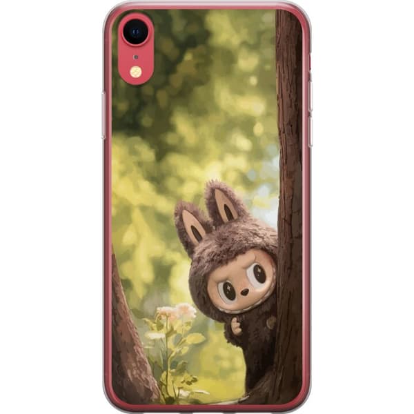 Apple iPhone XR Gjennomsiktig deksel Labubu Graffiti Vibes – Gatukunst i Monsterform