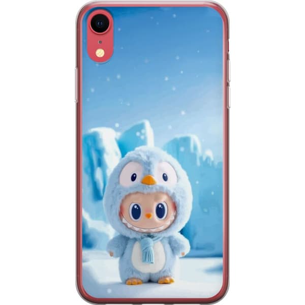 Apple iPhone XR Läpinäkyvä kuori musta ritari fortnite