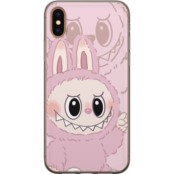 Apple iPhone XS Max Gjennomsiktig deksel Labubu Floral Freak