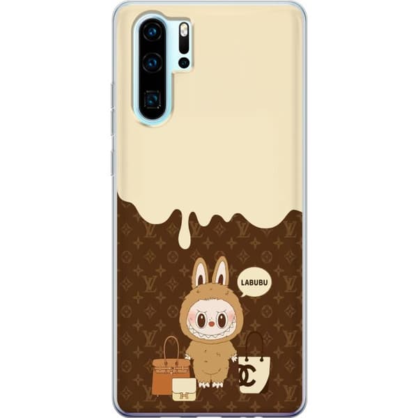 Huawei P30 Pro Gennemsigtig cover Labubu Blue Chill - Blå toner og rolig udtryk