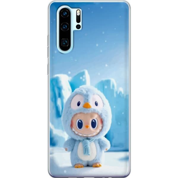 Huawei P30 Pro Gennemsigtig cover sort ridder fortnite